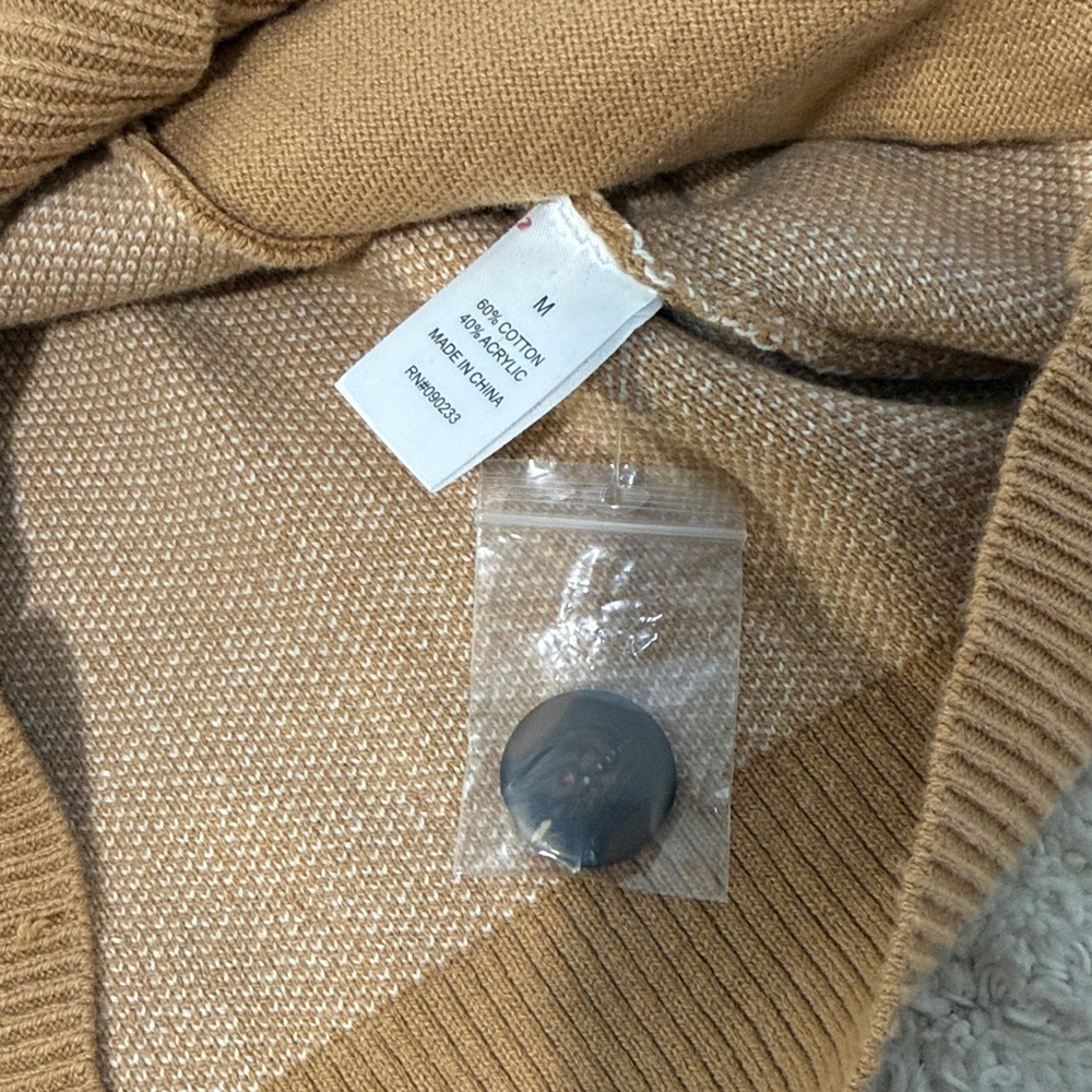 PACSUN Brown Horse Pattern Cardigan - Picture 8 of 10